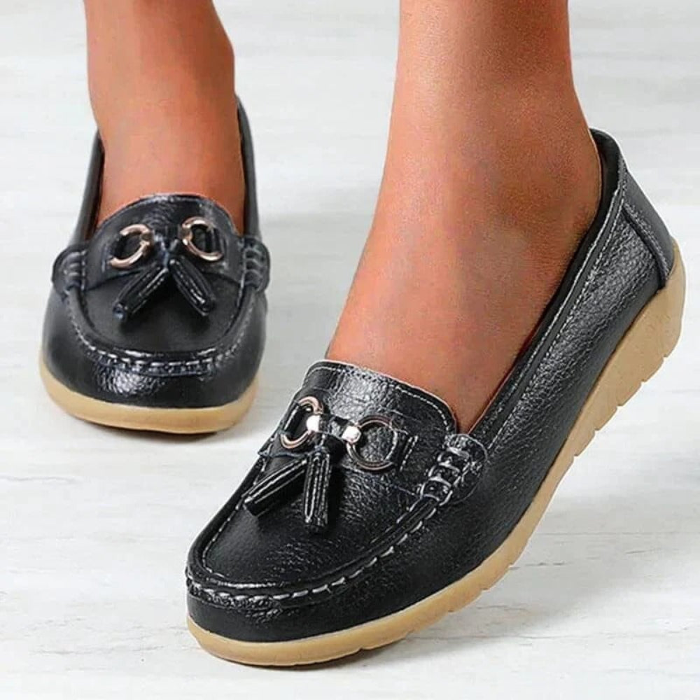 Women's Moccasins with Padded Insole Without Laces | Casual Shoes