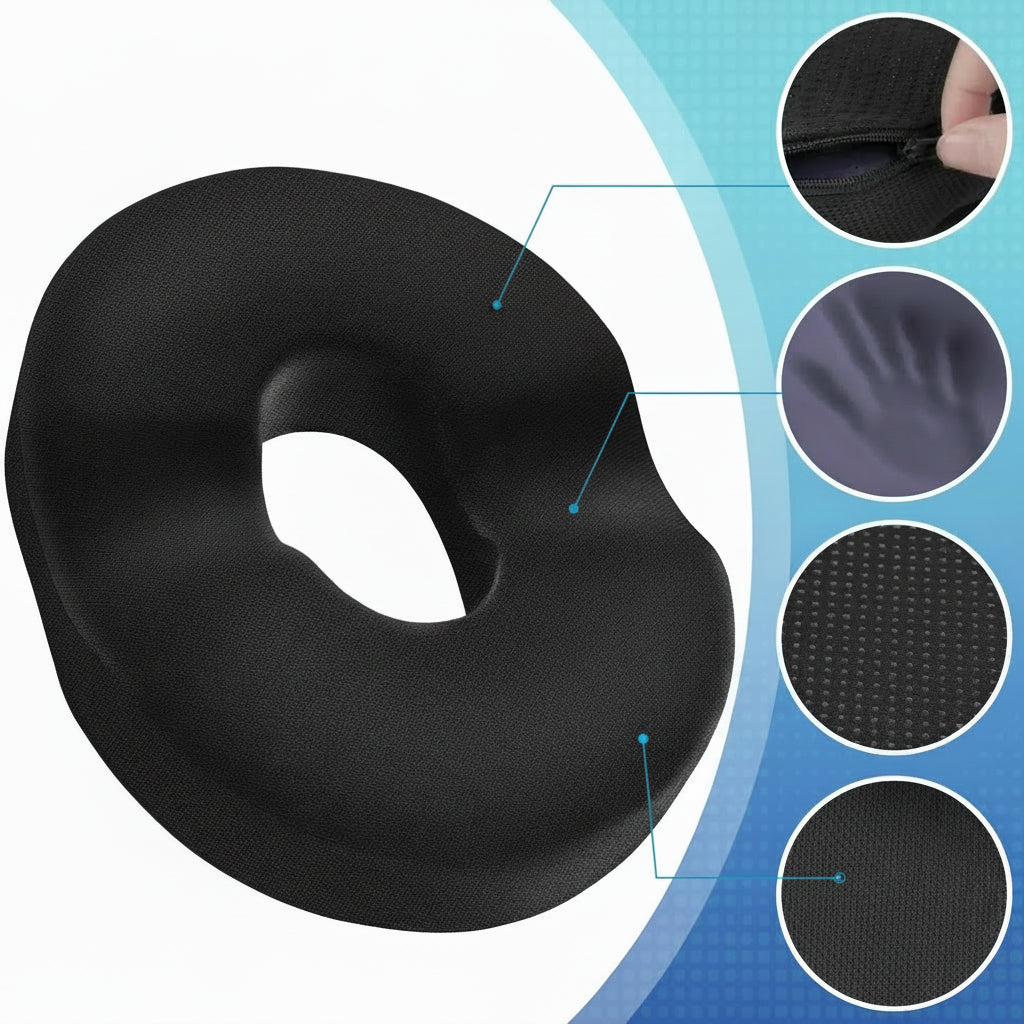 Cuscino Ergonomico Ciambella Comfort Supporto Durante Seduta