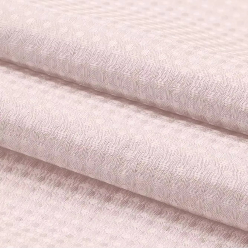 Cortina de ducha para baño, repelente al agua, estructura de waffle, juego con ventana