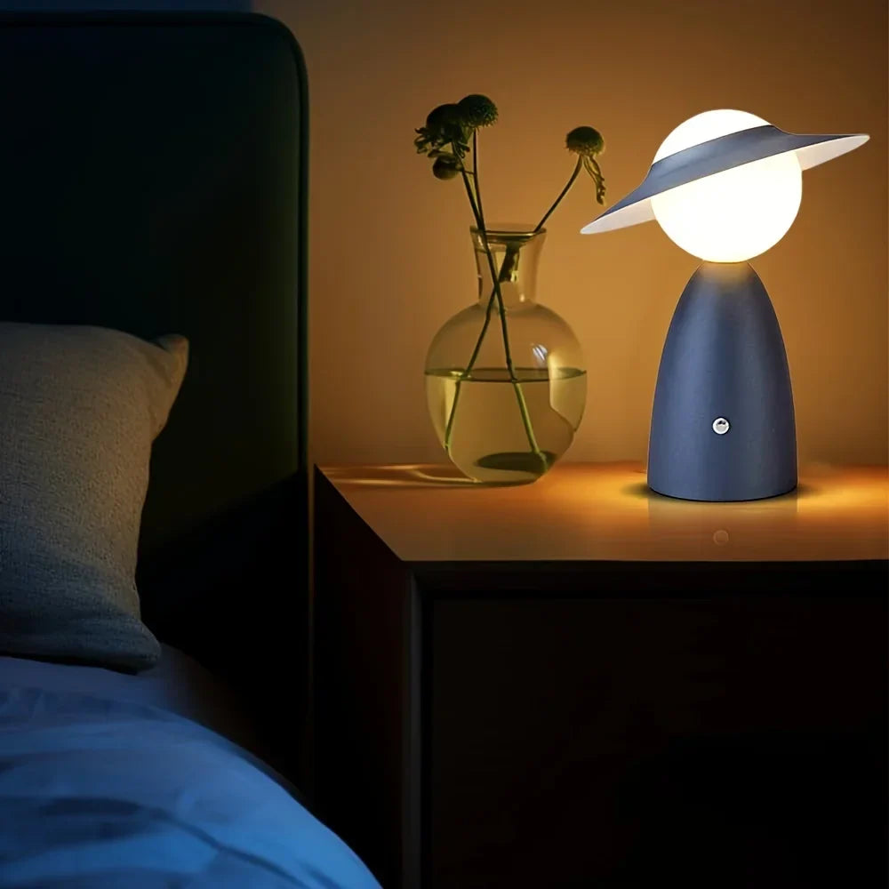 LumiCharge - Draadloze LED Bureaulamp met Touchbediening & Oplaadfunctie, Moderne Verlichting