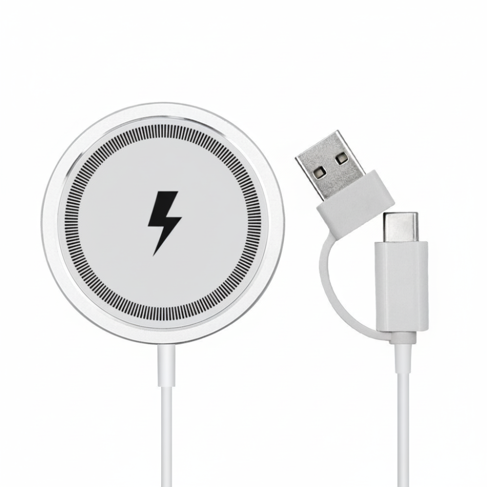 Wireless Charger Magnetic Fast Charging Compact Aluminum