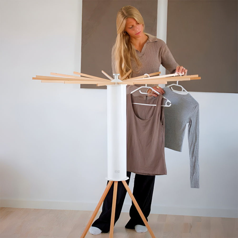 Clothes Drying Rack Folding Laundry Rack Standing Indoor Dryer