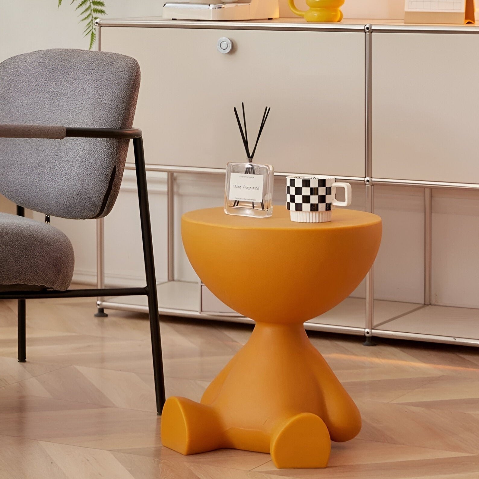 Elegant Round Coffee Table Stylish Accent for Living Room 4