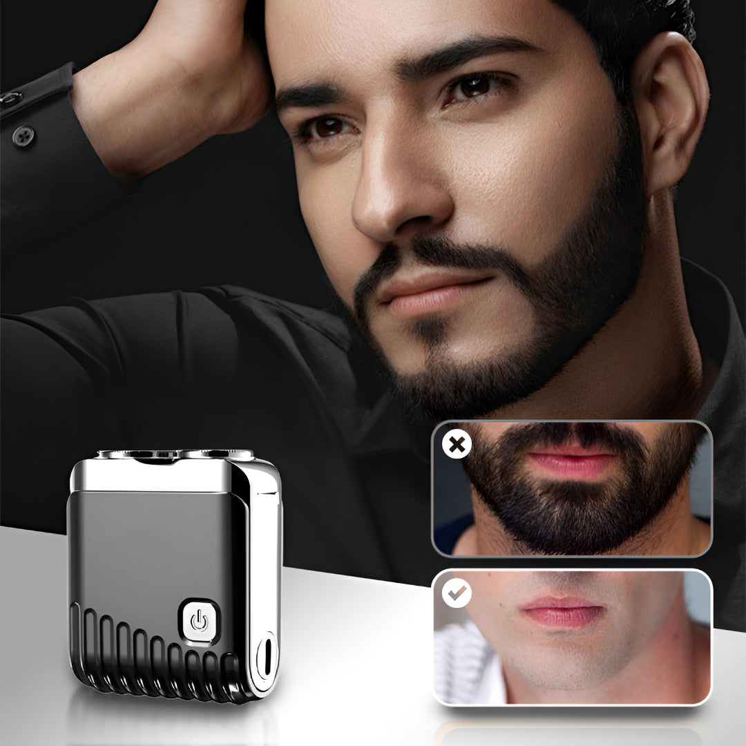 Rasoio Elettrico Uomo Mini Ricaricabile USB Portatile