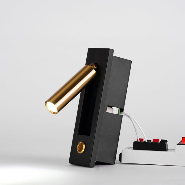 FlexGlow – Minimalist LED Wall Lamp with Adjustable Arm