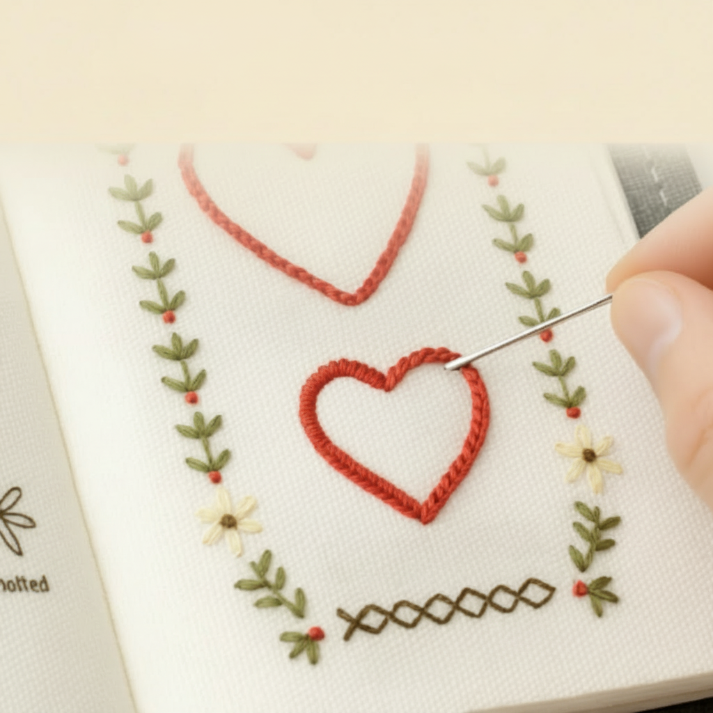 Embroidery Kit Relaxation 60 Unique Patterns Beginners