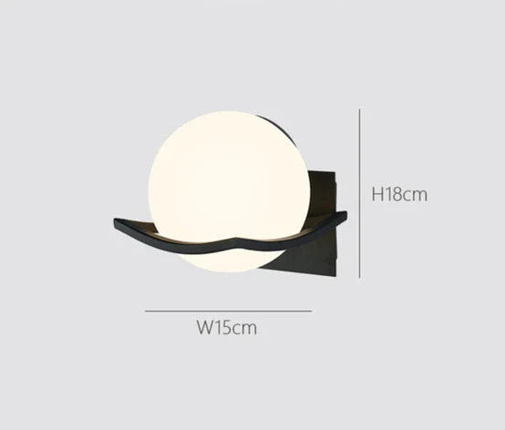 LuxeLight - Modern Milk Glass Wall Lamp with LED Lighting – Dimmable & Energy Efficient
