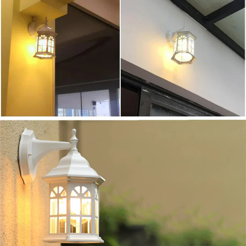 VintageGlow – Weather-Resistant Rustic Wall Lamp for Outdoors – Energy-Efficient Lighting