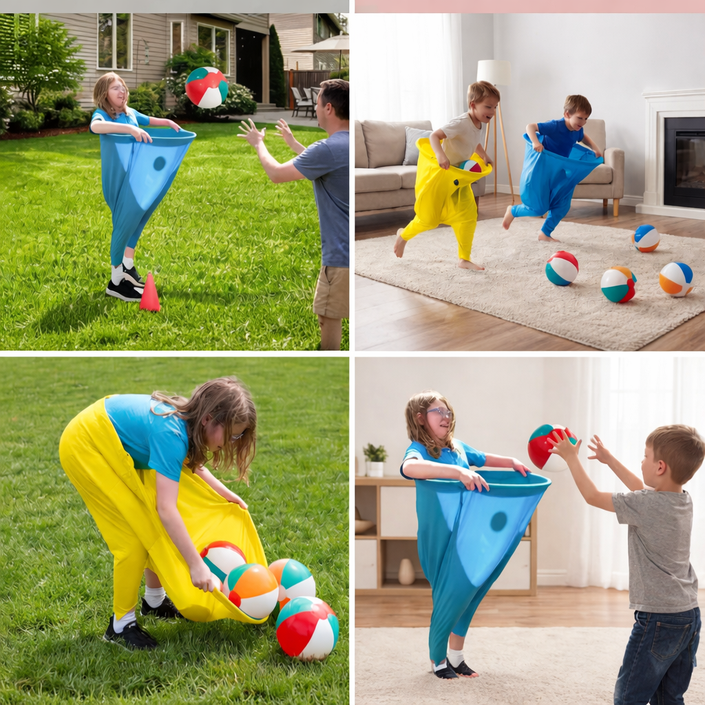 Gioco Lancio Bambini Gioco Palla Giardino Famiglia