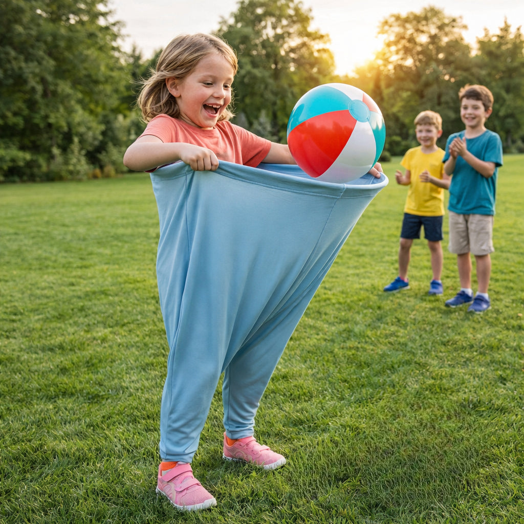 Gioco Lancio Bambini Gioco Palla Giardino Famiglia