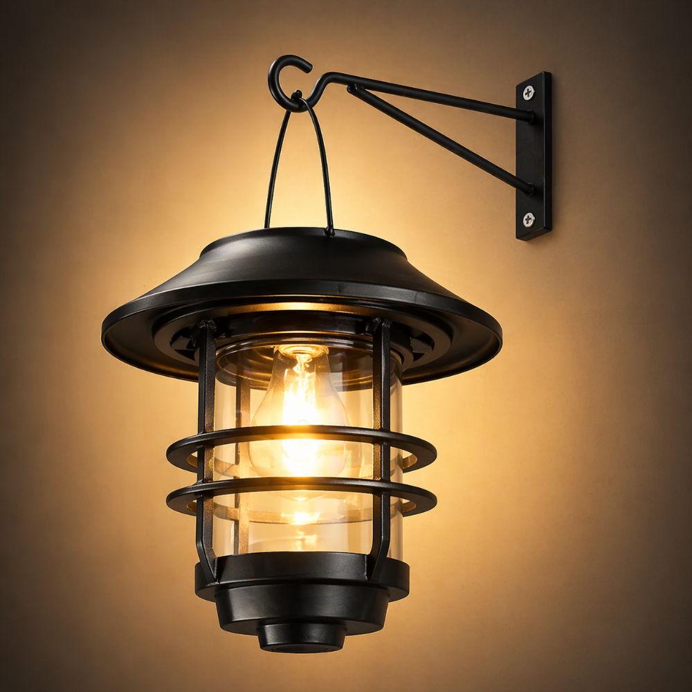 FlameLume - Solar LED Wand Lamp with Flame Effect for Garden and Terrace