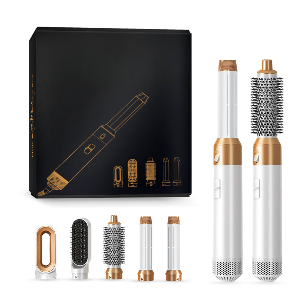Set spazzola phon 5 in 1 per acconciare, arricciare, lisciare e asciugare i capelli