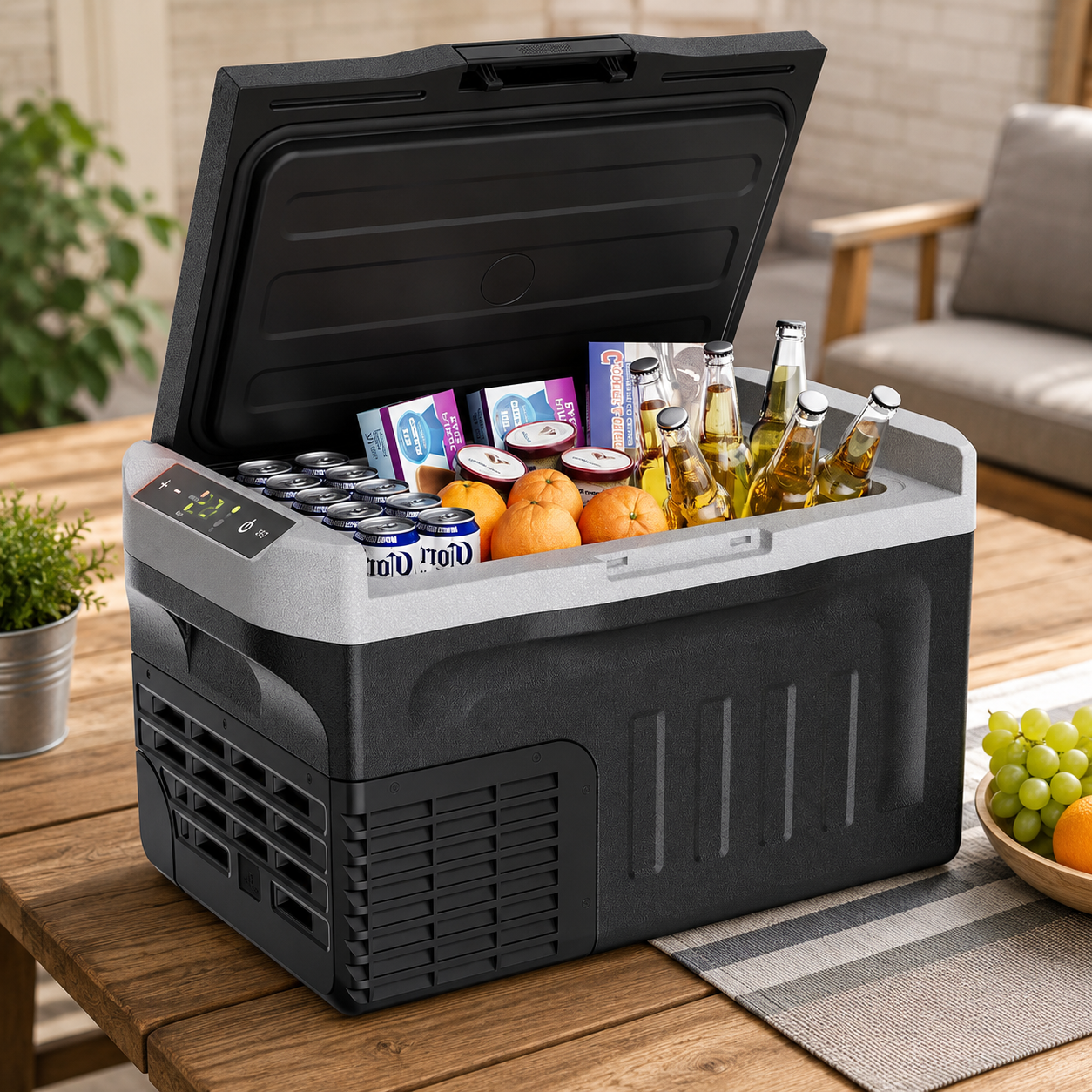 Frigorifero portatile con compressore per auto e refrigerazione