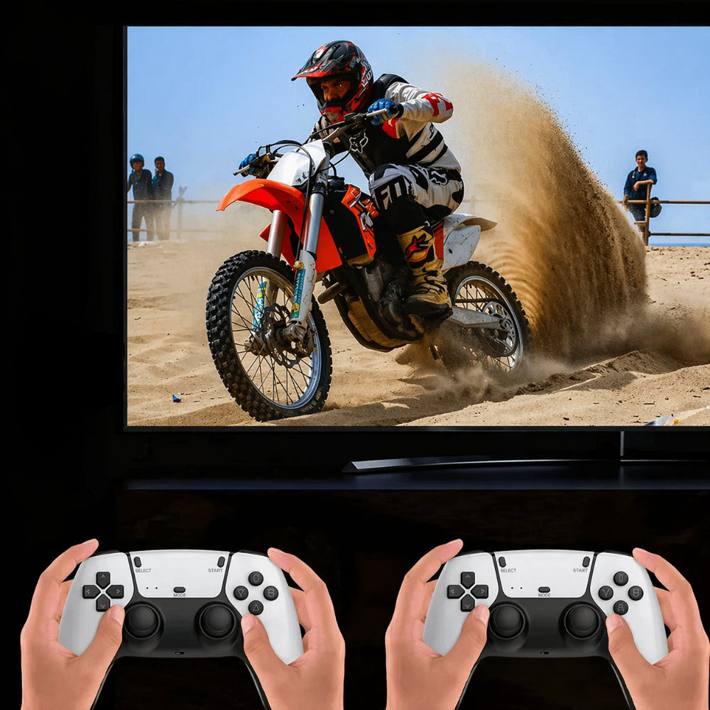 Retro Game Console Gaming Stick 4K Wireless
