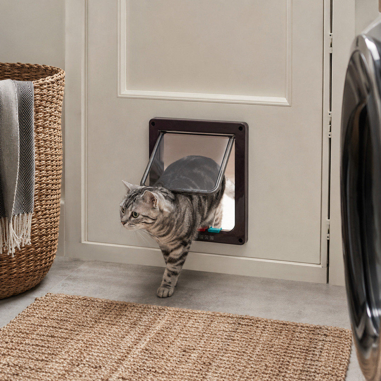 Gattaiola Porta Animali Flap ABS Interni Esterni
