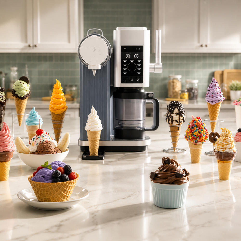 Máquina automática para helados Soft Serve Dessert Freddi Casa