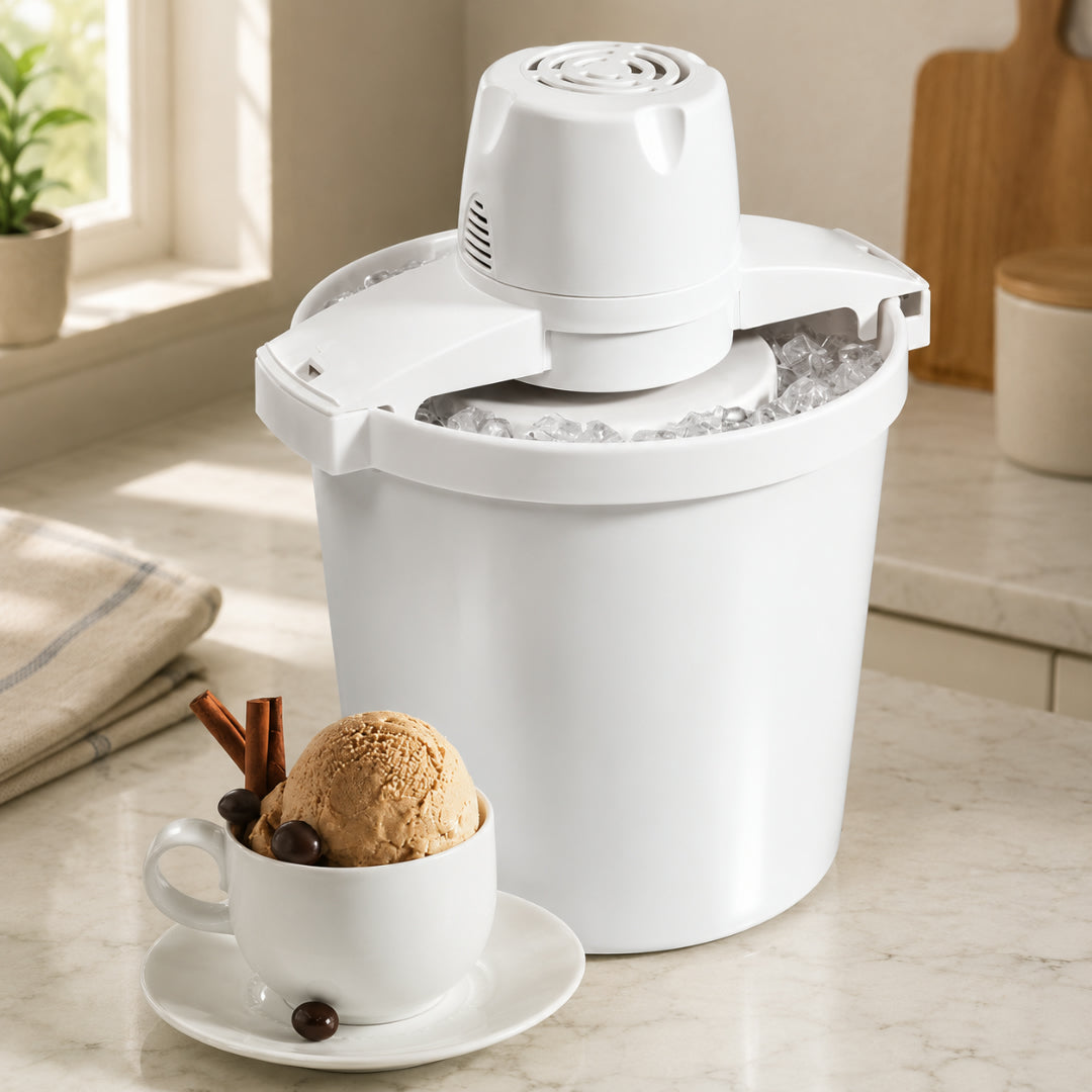 Gelatiera elettrica automatica per gelato domestica