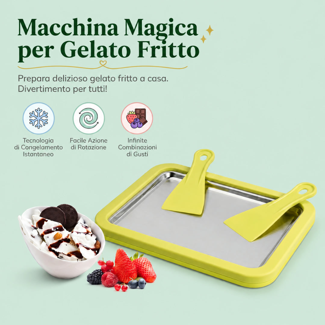 Compact Manual Ice Cream Maker Gelato Freezing Machine for Home