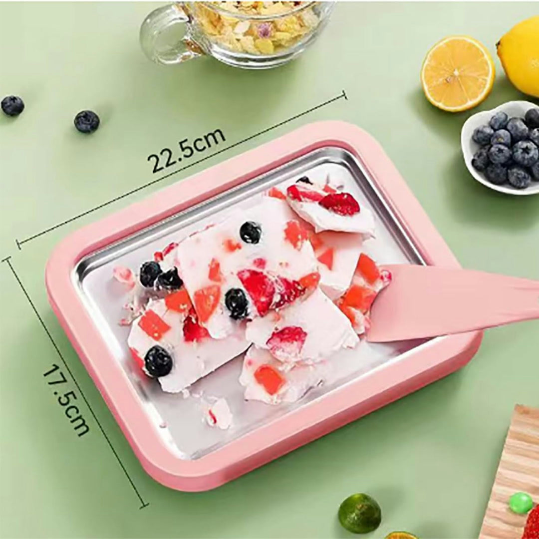 Compact Manual Ice Cream Maker Gelato Freezing Machine for Home