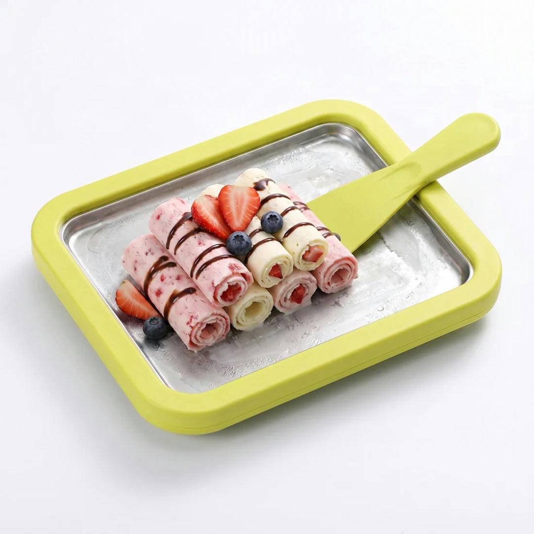 Gelatiera con Raffreddamento per Gelato Macchina Compatta Manuale per Casa