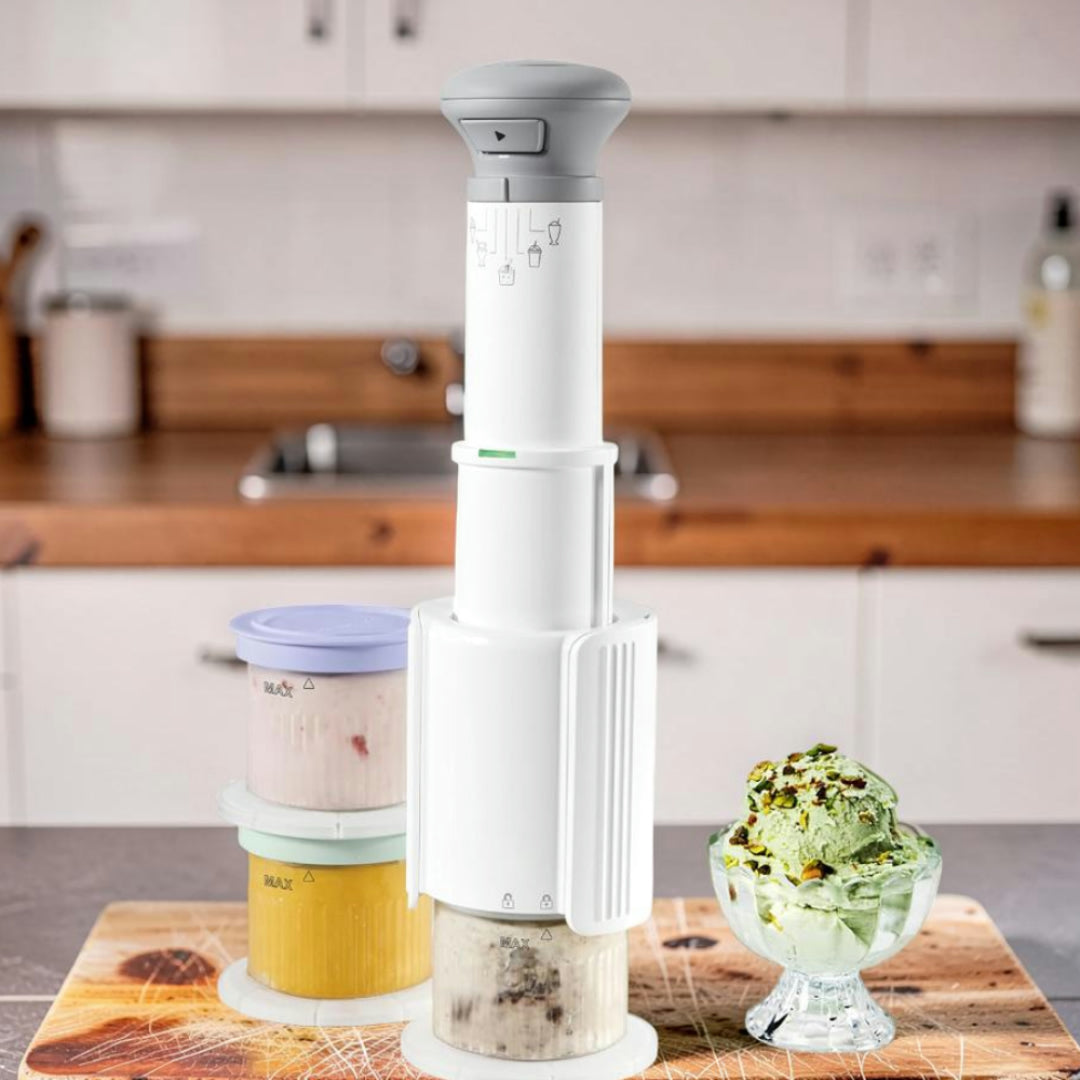 Gelatiera portatile per dessert, sorbetto e frappè automatica