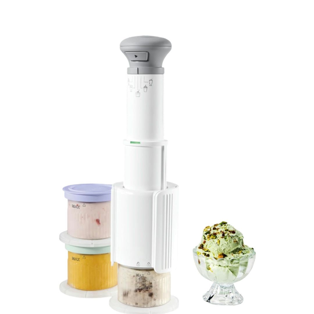 Portable Gelato Maker Automatic Dessert Sorbet Milkshake Machine