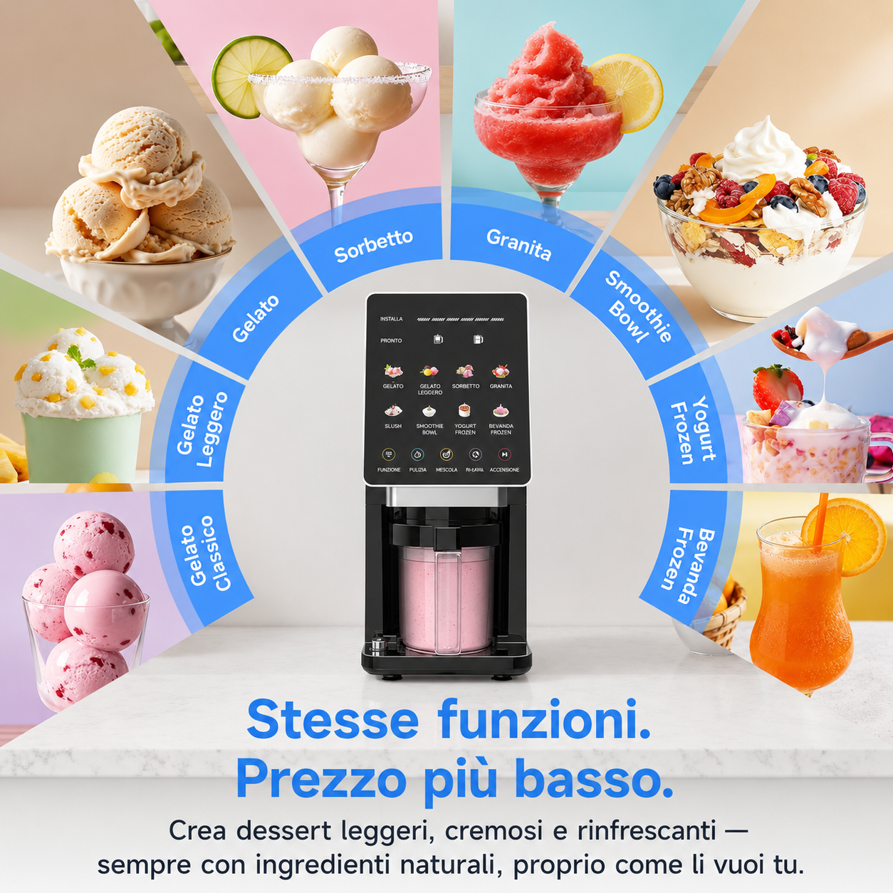 Ice Cream Maker Cooling System Automatic
