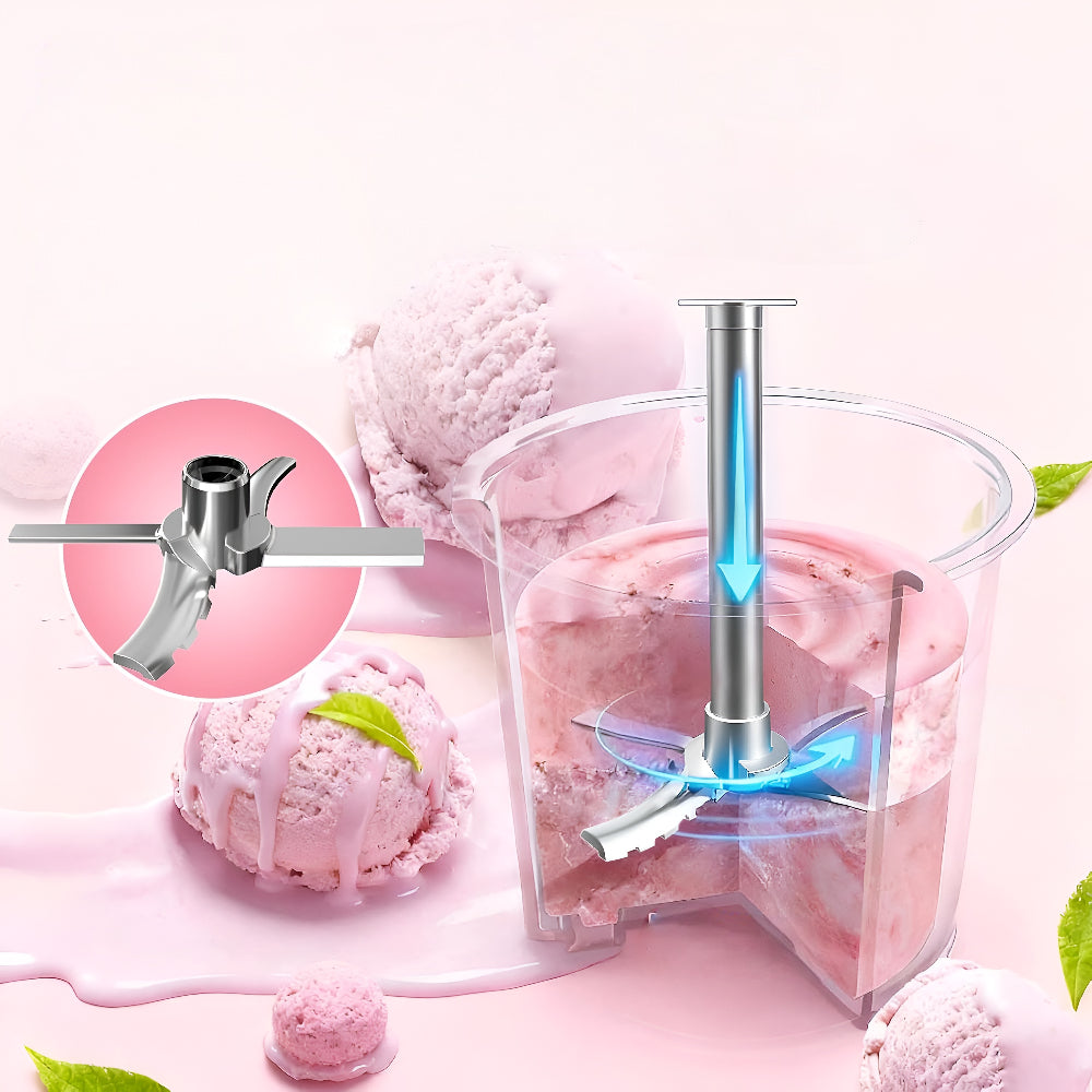 Ice Cream Maker Cooling System Automatic