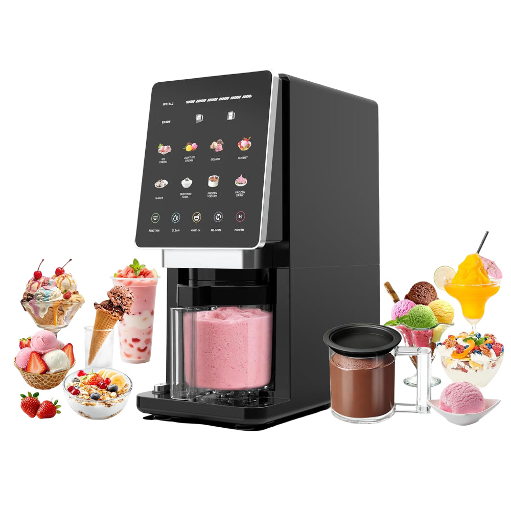 Ice Cream Maker Cooling System Automatic