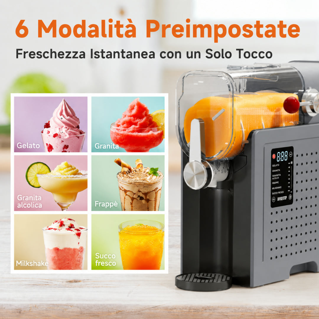 Ice Cream Maker Cooling Slush Machine Frozen Drink