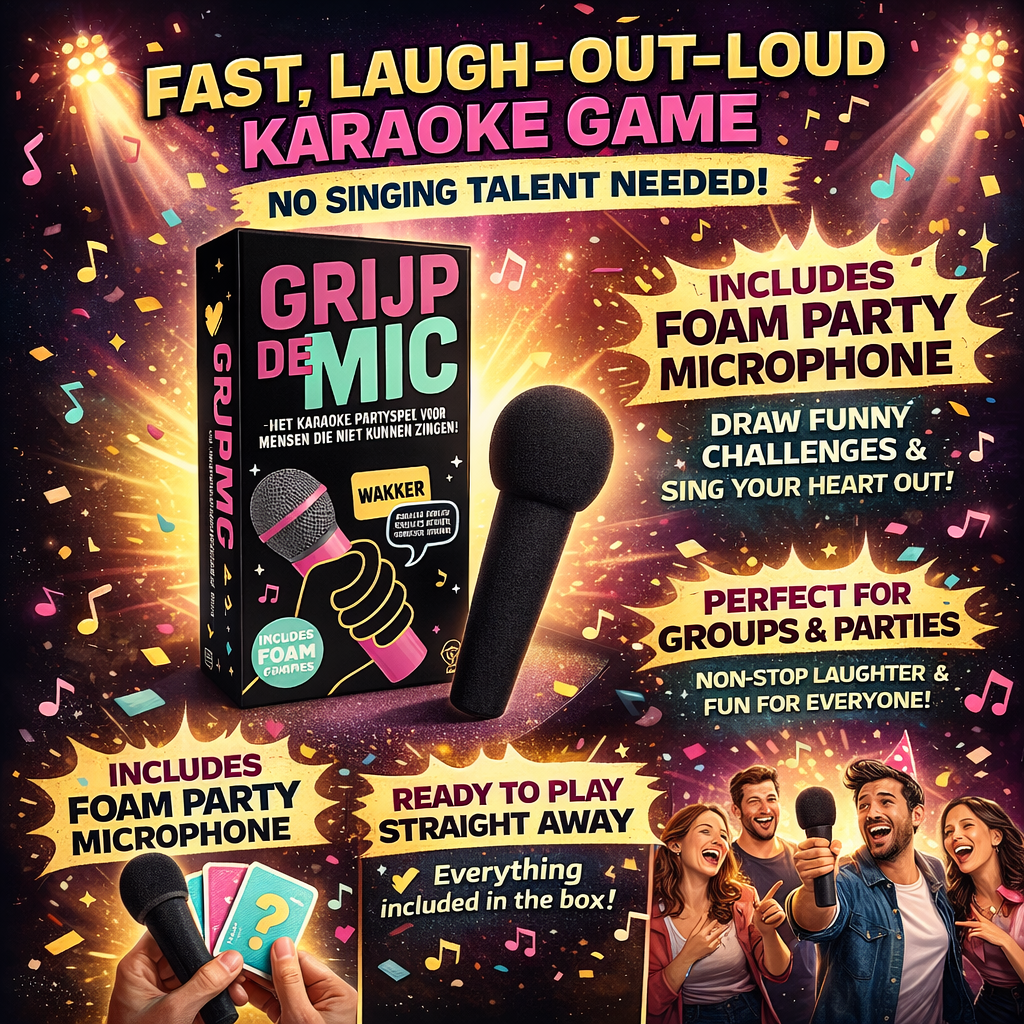 Party Game Karaoke Microphone Party Cards