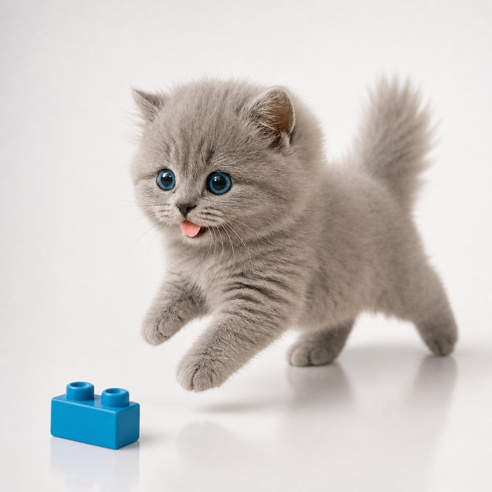 Giocattolo elettronico interattivo gatto che miagola e cammina