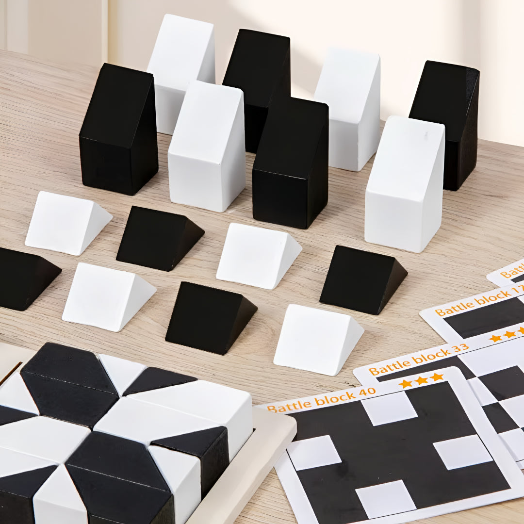Jogo de Lógica Puzzle Portátil Divertido Educativo