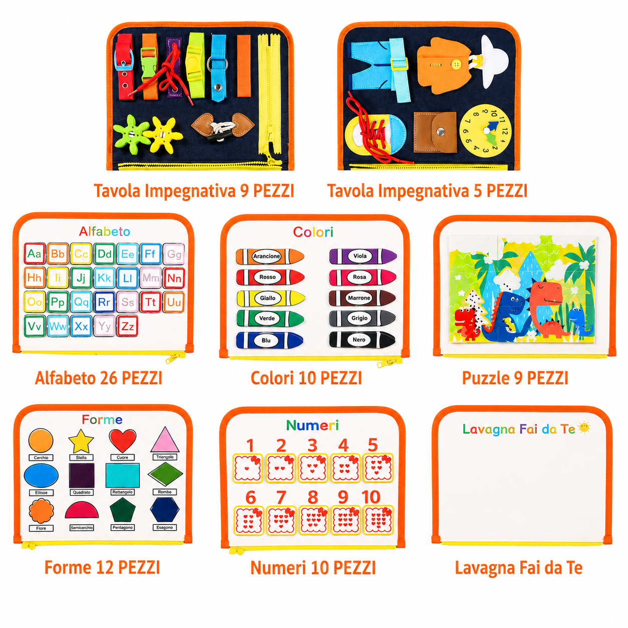 Montessori Educational Game Sensory Board Children Activity
