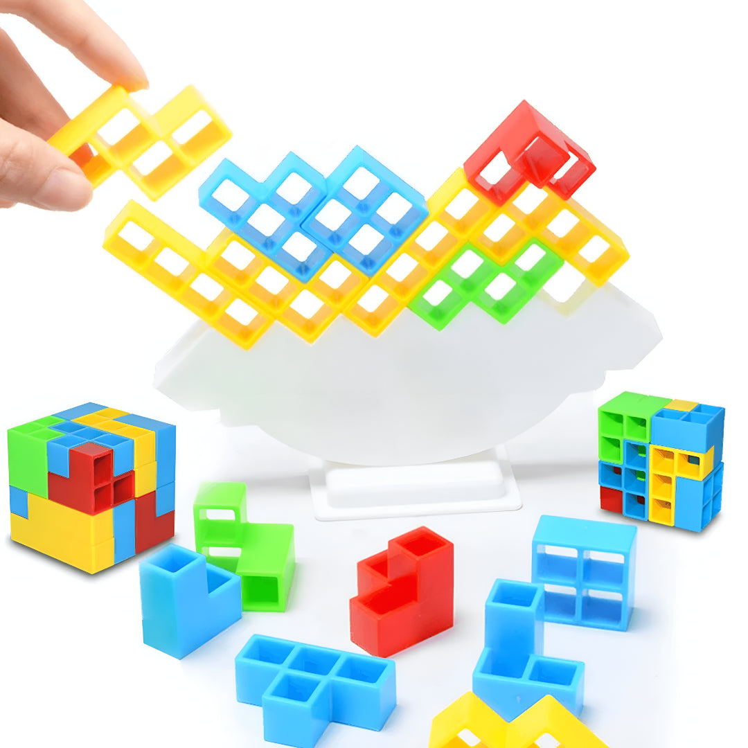 Gioco Tavolo Equilibrio Costruzioni Bambini Famiglia