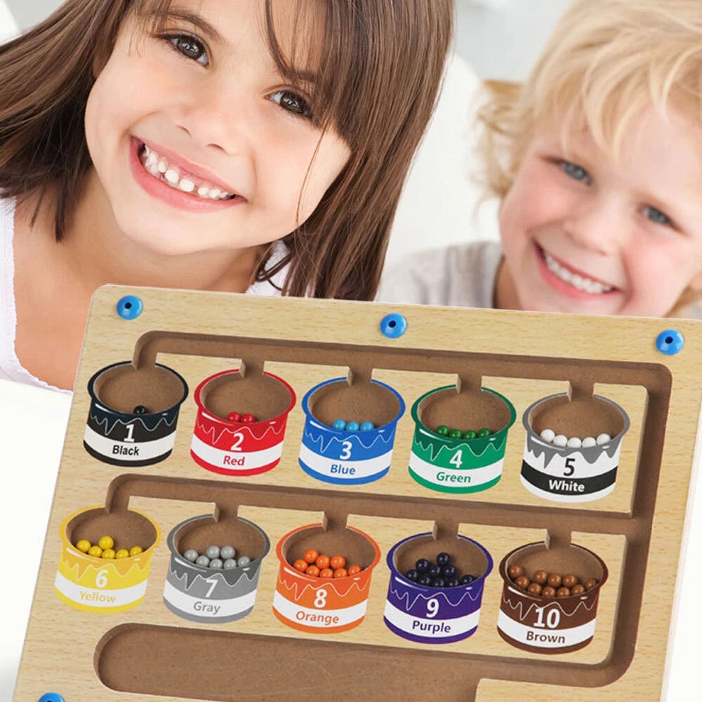 Juego Montessori Magnético Colores Niños Motricidad
