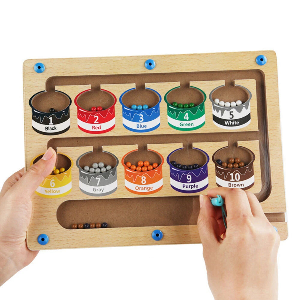 Juego Montessori Magnético Colores Niños Motricidad