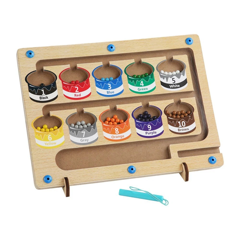 Juego Montessori Magnético Colores Niños Motricidad