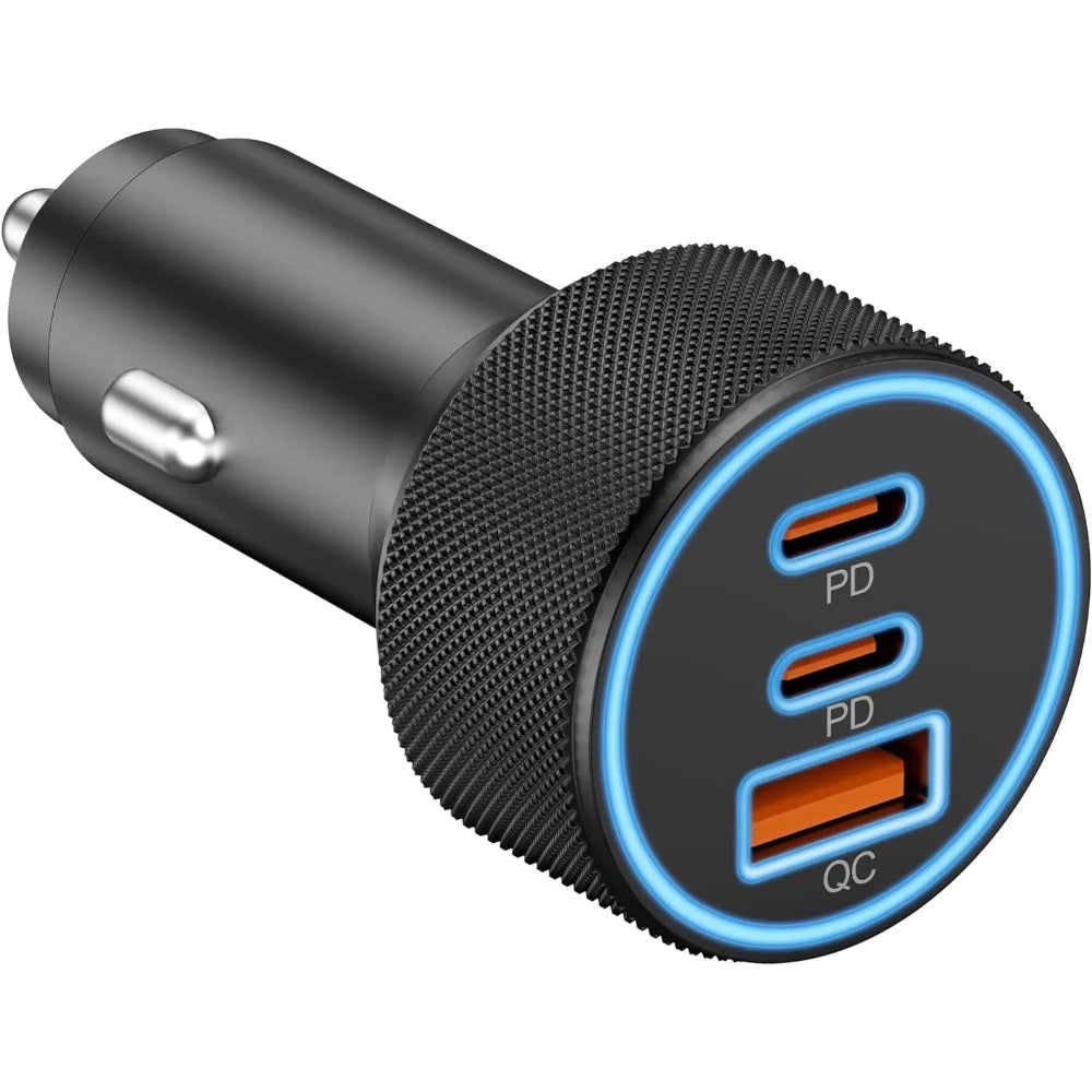 Caricatore Auto USB Ricarica Veloce Adattatore Per Smartphone