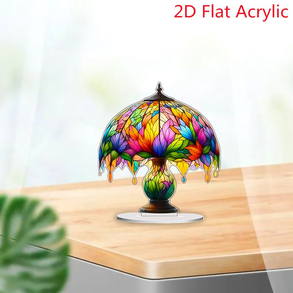 GlamTafel - Candeeiro de Mesa em Acrílico Estiloso para Decoração