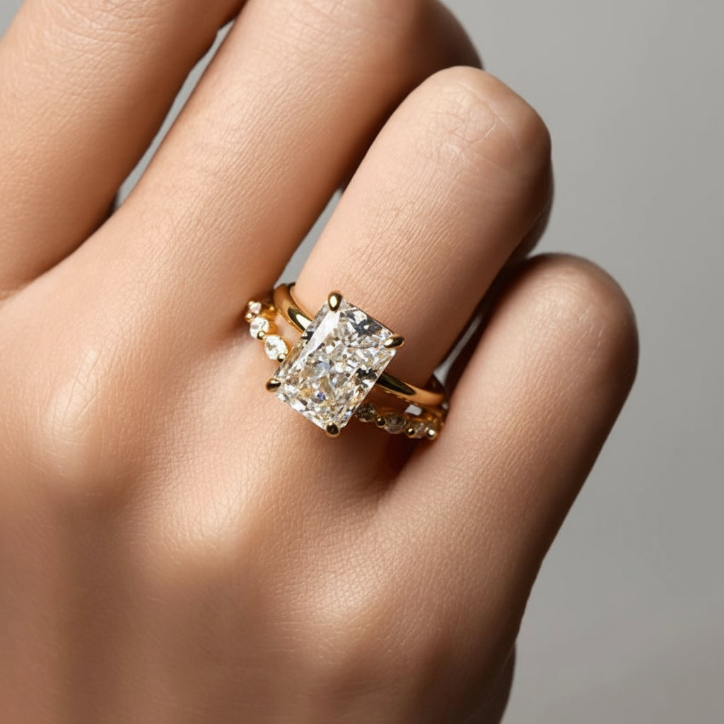 Minimalistische Stacking Ring Cubic Zirconia