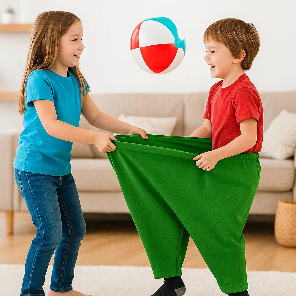 Giochi per Famiglie Pantaloni da Clown Cattura Palline Divertimento per Bambini e Adulti