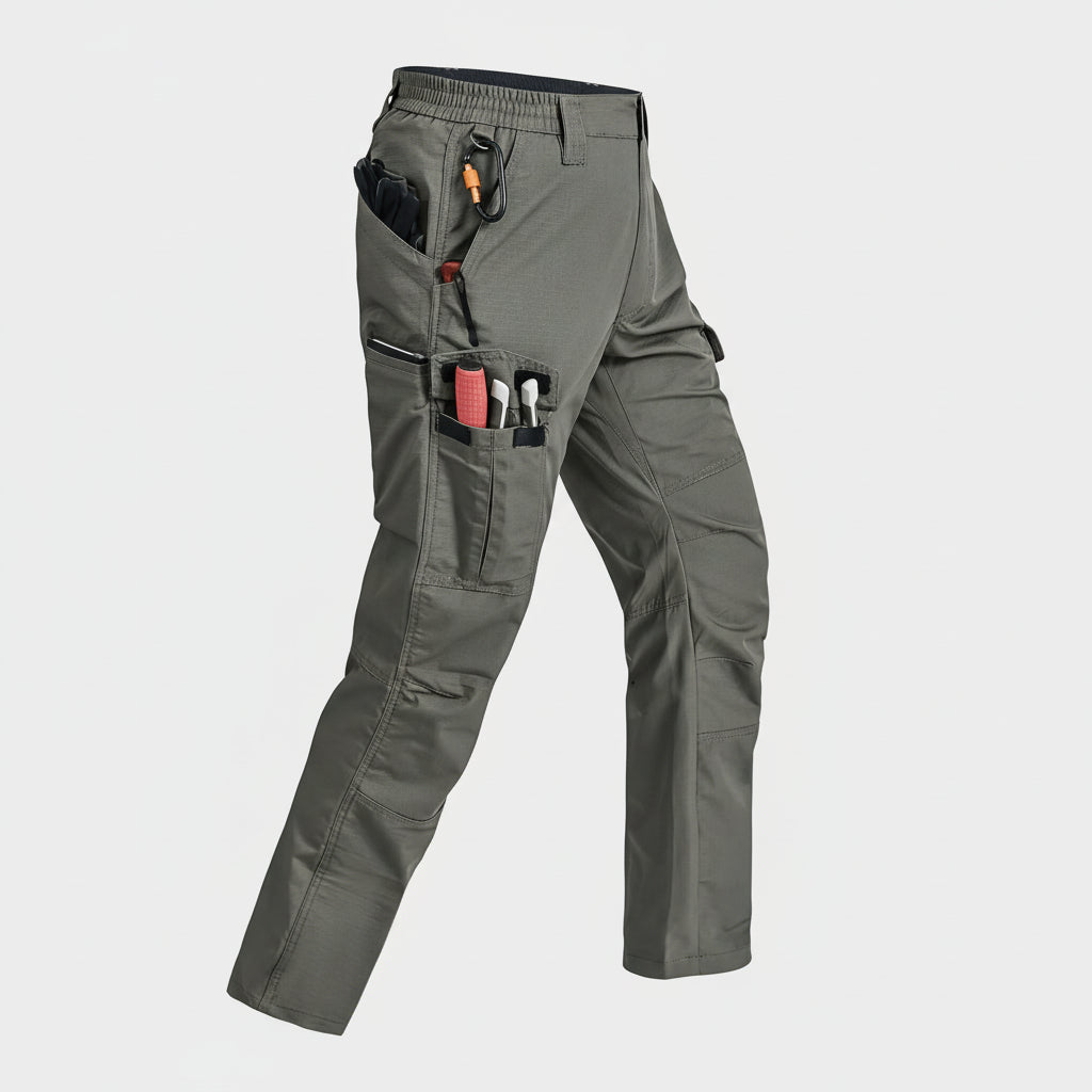 Men's Tactical Cargo Work Pants Water Repellent Ripstop Outdoor