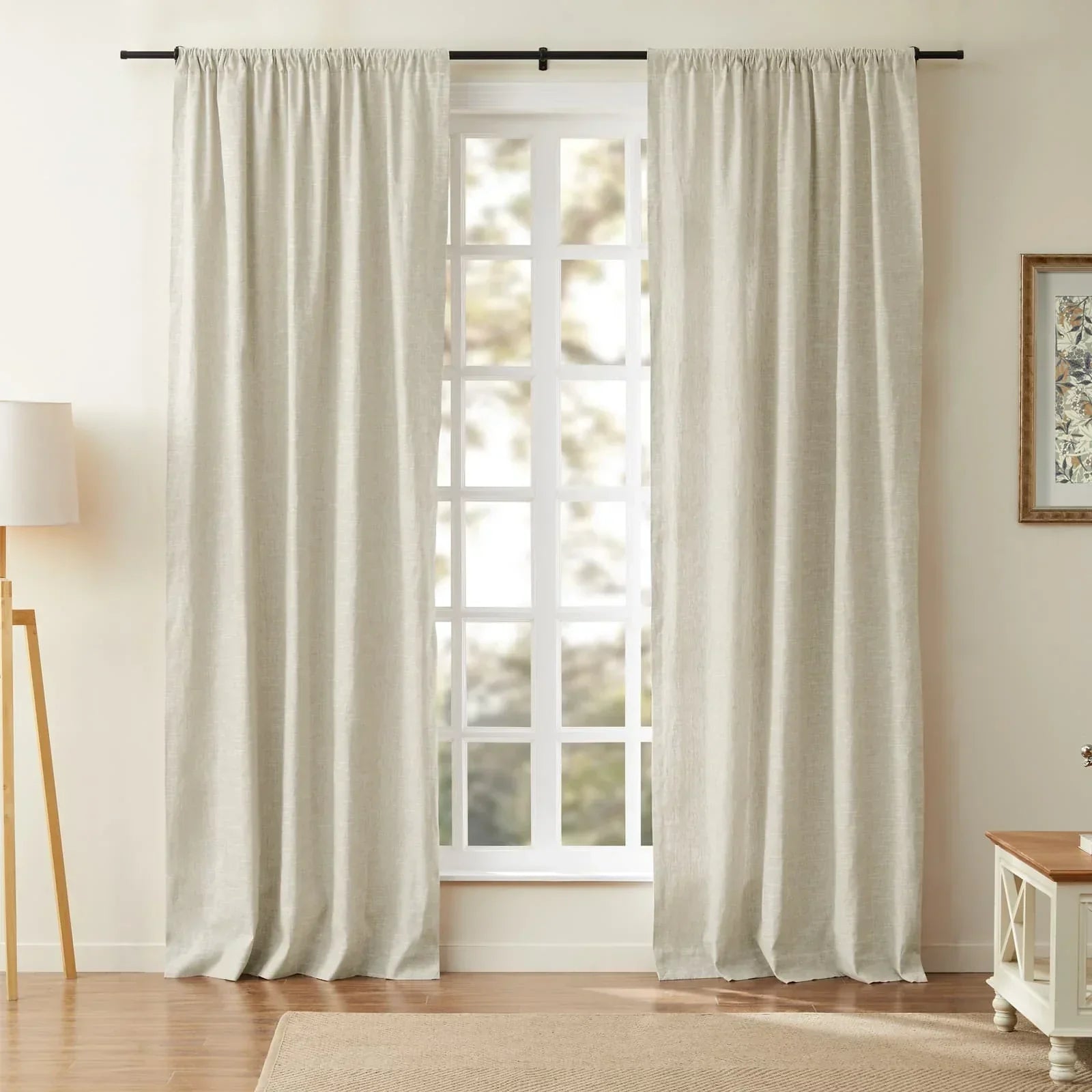Aira - Tenda in Lino e Cotone con Tessuto Superiore Morbido