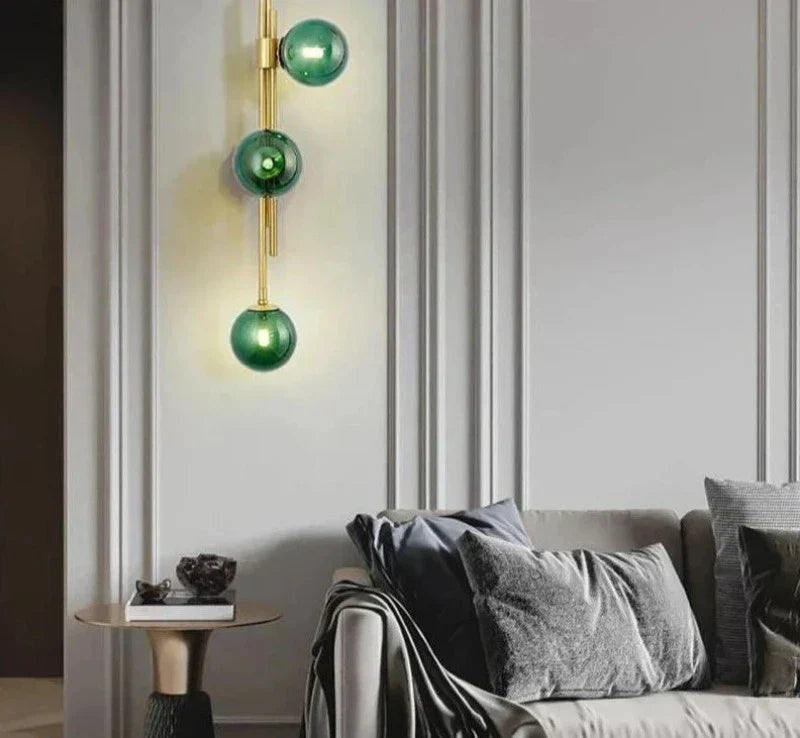 GlassSphere - Lampade da parete in vetro moderne – Elegante illuminazione LED