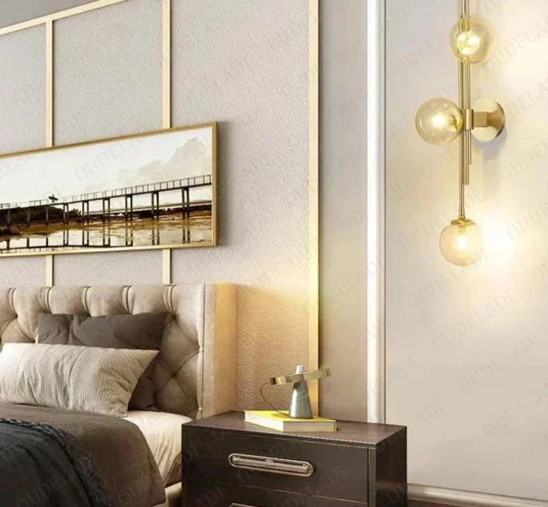 GlassSphere - Lampade da parete in vetro moderne – Elegante illuminazione LED