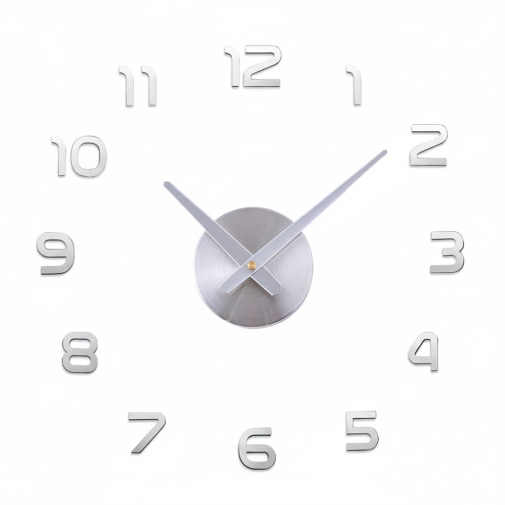 Grande Orologio da Parete 3D in Acrilico