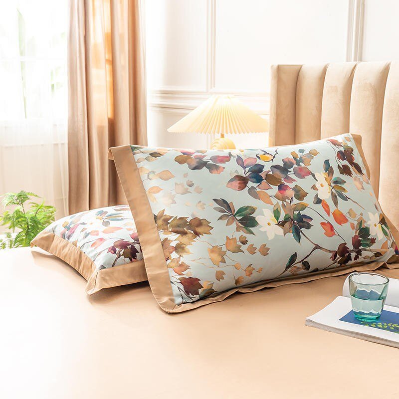Set Copripiumino Watercolor Bloom - Cotone Egiziano