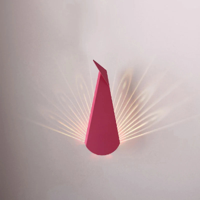 ElegantLicht - Candeeiro de Parede Pavão Moderno LED
