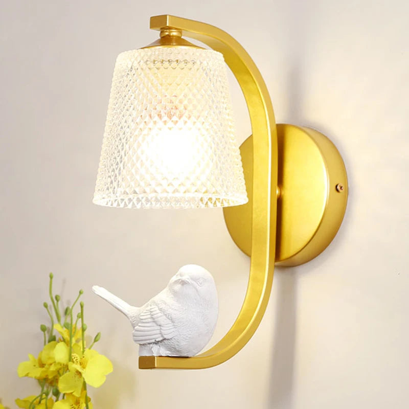 NordicBird - Modern Wall Lamp with Bird Design for Bedroom and Living Room
